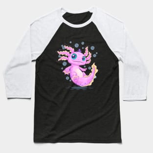 Cute cartoon axolotl Baseball T-Shirt